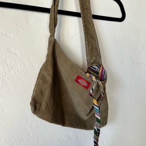 Vintage Courdoroy Dickies purse handbag